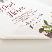 ミステレトーマナーフローラトゥザメイド・オブ・オーナー（花嫁付き添い人）引用文 シェルパブランケット (3/4)