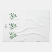 ミステレパーソナライズされたトー キッチンタオル (横)
