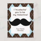 ミステーおもしろいシュクラスバレンタイン シーズンポストカード (正面)