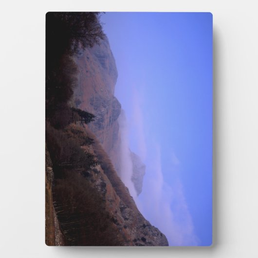 ミストザラングデールパイクスレイクディストリクトイングランド フォトプラーク (正面)