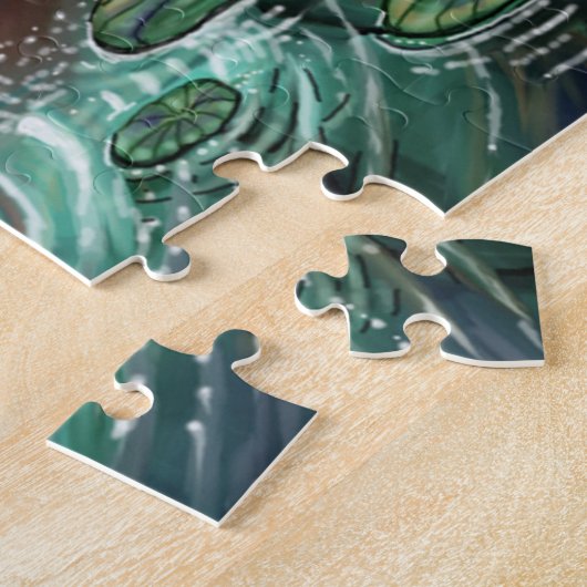 ミストズオブザグローシュルームズファンタジー風景 ジグソーパズル (側面)