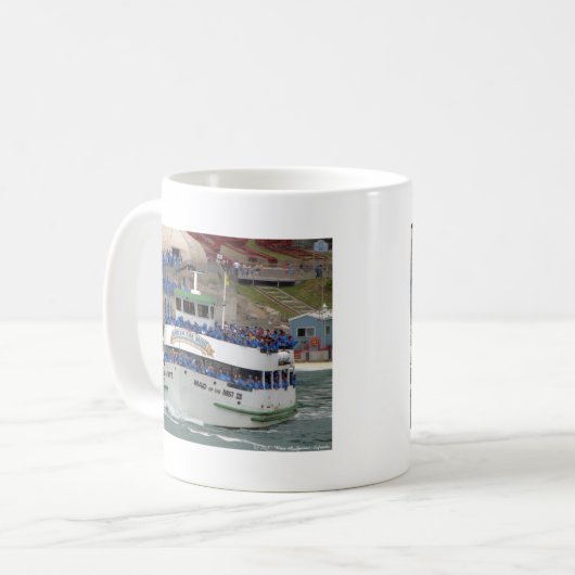 ミストボートのメイドナイアガラ滝 コーヒーマグカップ (正面左)