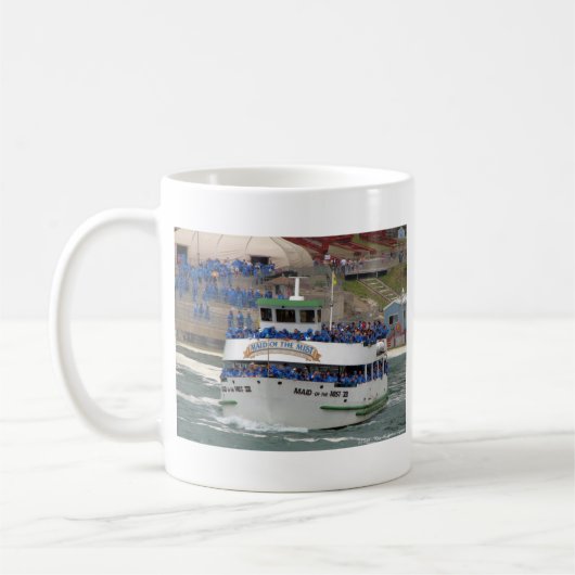 ミストボートのメイドナイアガラ滝 コーヒーマグカップ (左)