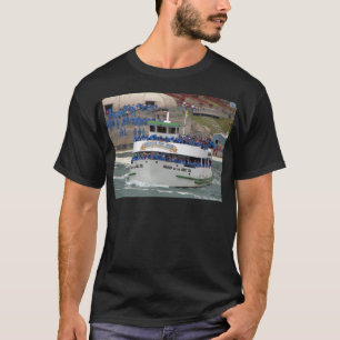 ミストボートのメイドナイアガラ滝 Tシャツ