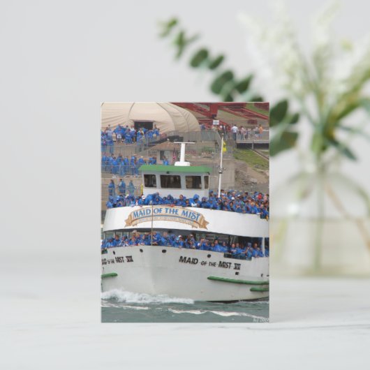 ミストボートのメイド – ナイアガラ滝 ポストカード (スタンド正面)