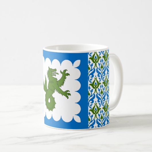 ミストポピュレースバッジコーヒームーの公国 コーヒーマグカップ (正面右)