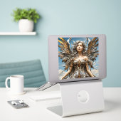 ミストラリンフェアリー シール (デスク上のノートパソコン)