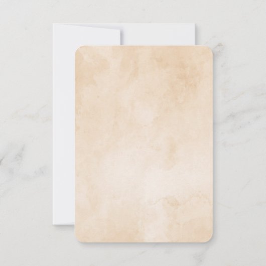 ミストルトゥーマナー ウィンターフローラル ウェディングレセプション 招待状 (裏面)