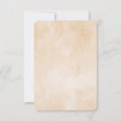 ミストルトゥーマナー ウィンター フラワーズ ウェディング レセプション 招待状 (裏面)