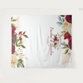 ミストルトゥーマナー ウェディング フォトブース 背景 タペストリー (正面(横))