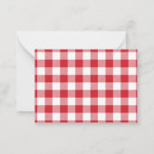 ミストルトゥー ファミリー フォト メリー クリスマス ホリデー ノートカード (裏面)