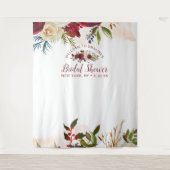 ミストルトゥー・マナー　ブライダルシャワー　写真小道具　背景 タペストリー (正面)