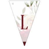 ミストルトーマナー ウィンター シック ラブ イズ スウィート ウェディング バンティングフラッグ (第2の旗)