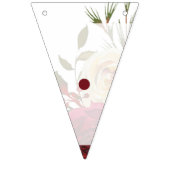 ミストルトーマナー ウィンター シック ラブ イズ スウィート ウェディング バンティングフラッグ (第1の旗)