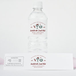 ミストルートとマルガリータ | クリスマスのバチェロレッテパーティー ペットボトルラベル