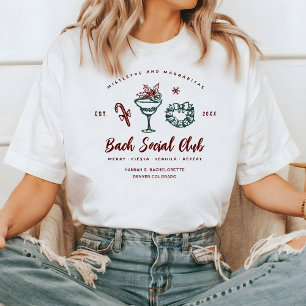 ミストルートとマルガリータ クリスマスのバチェロレッテパーティー Tシャツ