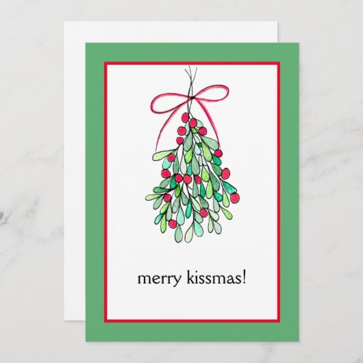 ミストレおもしろいトーキスマメリース・クリスマス シーズンカード (正面/裏面)