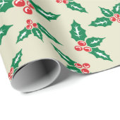 ミストレのミニマルなクリスマスシームレスの下 ラッピングペーパー (ロールコーナー)