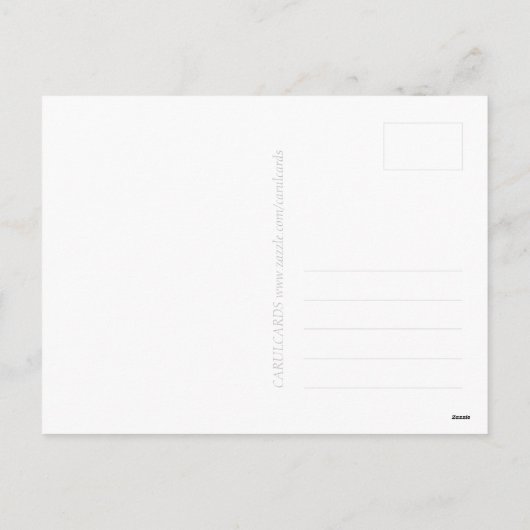 ミストレの女の子とホリーボーイキスCC0784クリスマス シーズンポストカード (裏面)