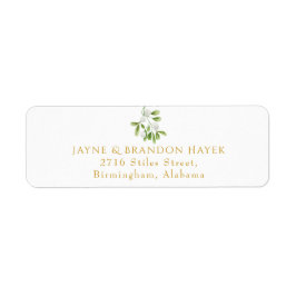 ミストレエレガントトーグリーン差出人住所 ラベル