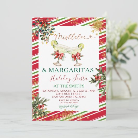 ミストレエレガントトーマルガリタスホリデーフィエスタパーティー 招待状 (スタンド正面)