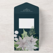 ミストレエレガントートクリスマスカード オールインワン招待状 (外側)