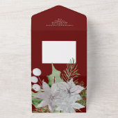 ミストレエレガントートクリスマスカード オールインワン招待状 (外側)