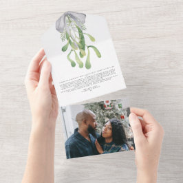 ミストレエレガントートクリスマスカード オールインワン招待状