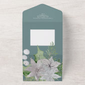 ミストレエレガントートクリスマスカード オールインワン招待状 (外側)