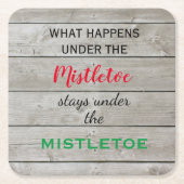 ミストレカラフルトーホリデイ スクエアペーパーコースター (正面)