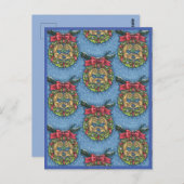 ミストレキスをするートの下のかわいいリス、ナットリース ポストカード (正面/裏面)