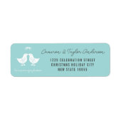 ミストレキスをするートヒックス結婚ホリデーズアドレス ラベル (正面)