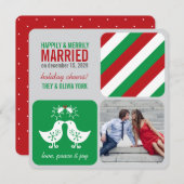 ミストレキスをするートーズMr.And Mrs. Photo結婚. シーズンカード (正面/裏面)