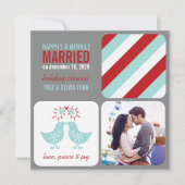 ミストレキスをするートーズMr.And Mrs. Photo結婚. シーズンカード (正面)