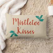 ミストレキスズホリーアイビーヴィンテージベージュホリデー ランバークッション (ブランケット)