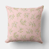 ミストレストライプトーバラグリーン クッション (正面)