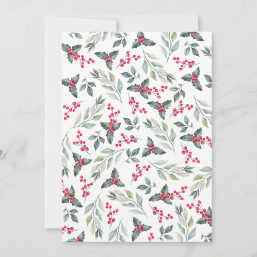 ミストレトゥアンドホリークリスマスホリデーパーティー 招待状 (裏面)