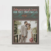 ミストレトゥーズ初めてのクリスマスズ結婚写真 シーズンカード (正面)