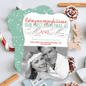 ミストレトゥーズ初めてのクリスマスズ結婚写真 シーズンカード