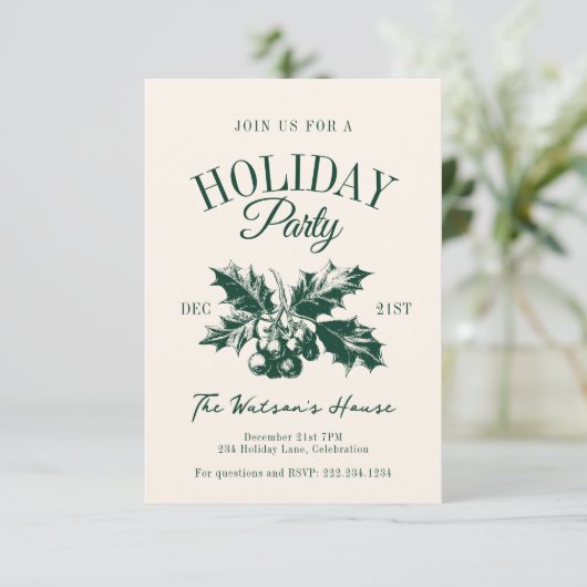 ミストレトークリスマスホリデーパーティーソーシャルクラブ 招待状 (スタンド正面)