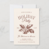 ミストレトークリスマスホリデーパーティーソーシャルクラブ 招待状 (正面)