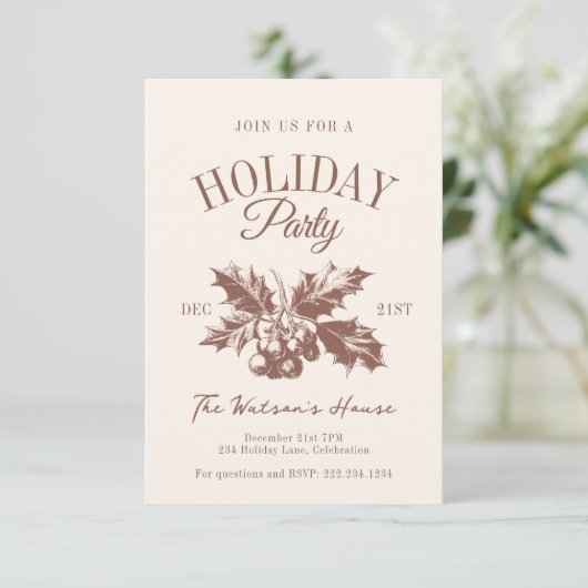 ミストレトークリスマスホリデーパーティーソーシャルクラブ 招待状 (スタンド正面)