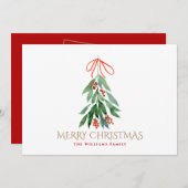 ミストレトーファミリー額写真クリスマス (正面/裏面)