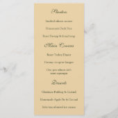 ミストレトーベルズクリスマス メニュー (裏面)