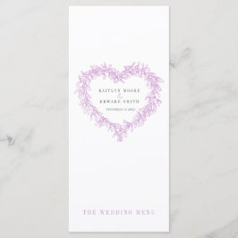 ミストレハート紫結婚白のメニュー メニュー