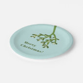 ミストレパーソナライズされたートクリスマスパーティー ペーパープレート (アングル)