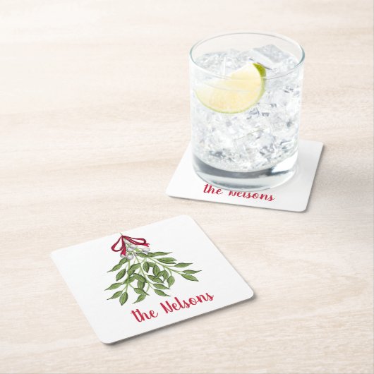 ミストレメリートーホワイトベリーズスクエア スクエアペーパーコースター (インサイチュ)