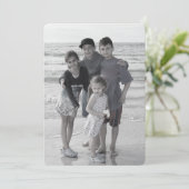 ミストレメリーートー両面ホリデー用フォトカード シーズンカード (スタンド正面)