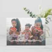 ミストレモダンートホリデーズクリスマスフォトカード シーズンカード (スタンド正面)