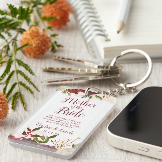 ミストレートマナートゥザマザーオブザブライド引用文 キーホルダー (正面右)